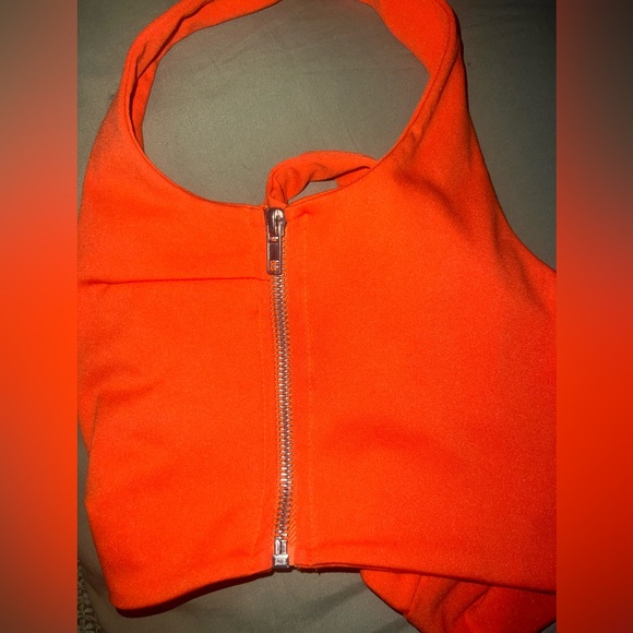 Small Orange Crop Top - Picture 4 of 7